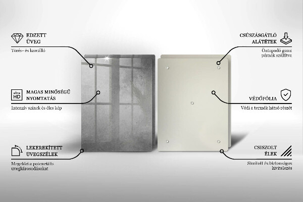 Steklena podloga za rezanje Ozadje s teksturo betona