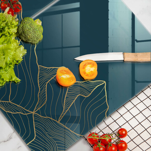 Steklena podloga za rezanje Abstraktne gore