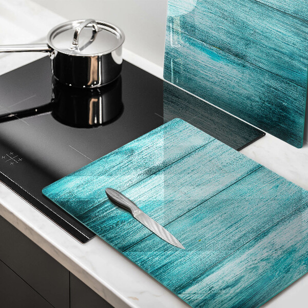 Steklena podloga za rezanje Vintage lesene deske