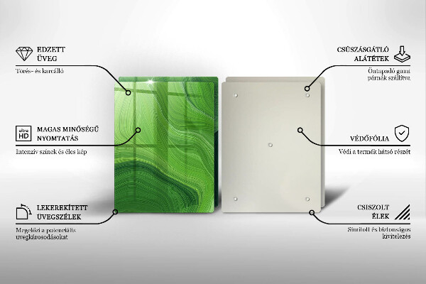 Steklena podloga za rezanje Abstraktna tekstura