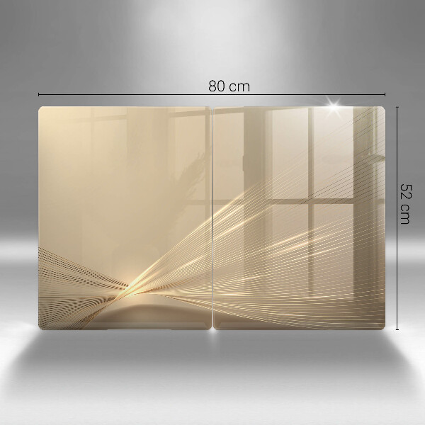 Steklena podloga za rezanje Moderna abstrakcija