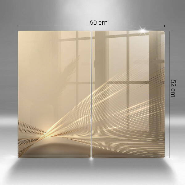 Steklena podloga za rezanje Moderna abstrakcija