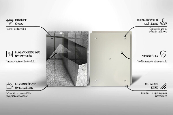 Steklena podloga za rezanje Konkretna abstrakcija
