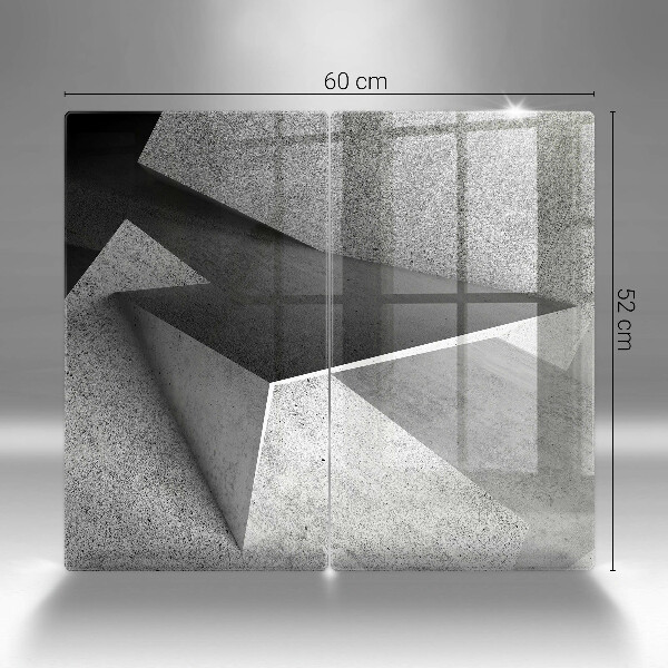 Steklena podloga za rezanje Konkretna abstrakcija