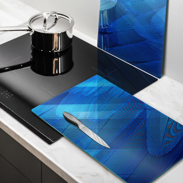 Steklena podloga za rezanje Ptičje perje