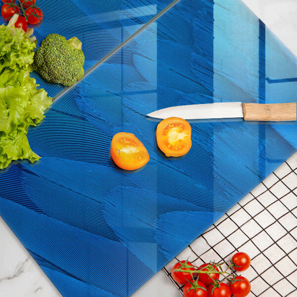 Steklena podloga za rezanje Ptičje perje