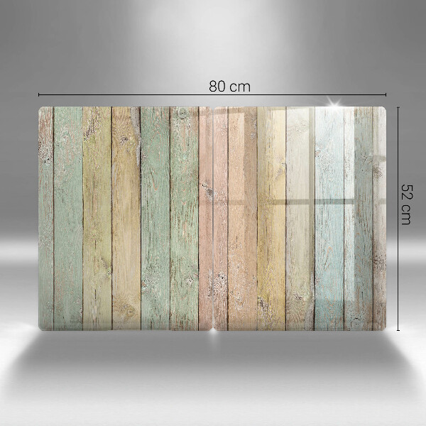 Steklena podloga za rezanje Pisane vintage table