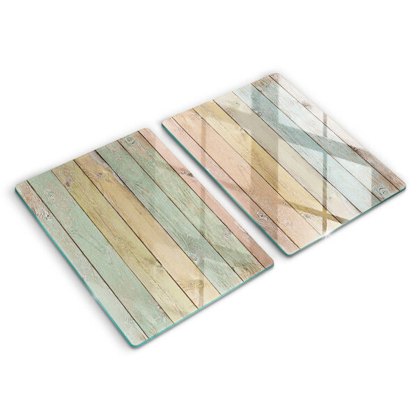 Steklena podloga za rezanje Pisane vintage table