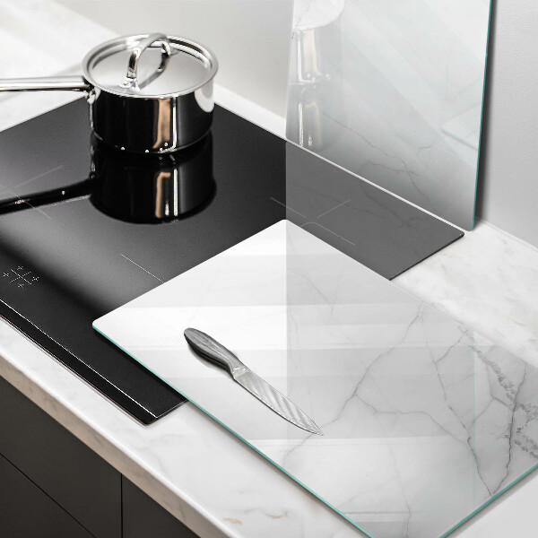 Steklena podloga za rezanje Marmorno kamnito ozadje