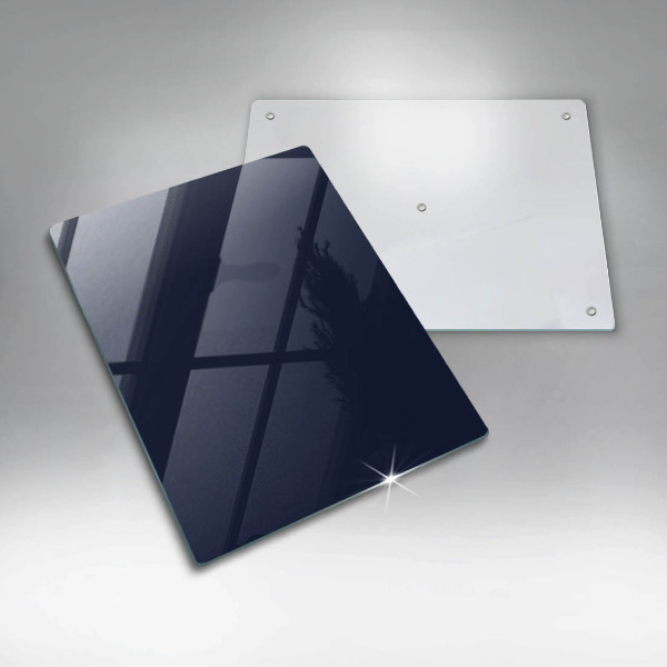 Steklena podloga za rezanje mornarsko modra