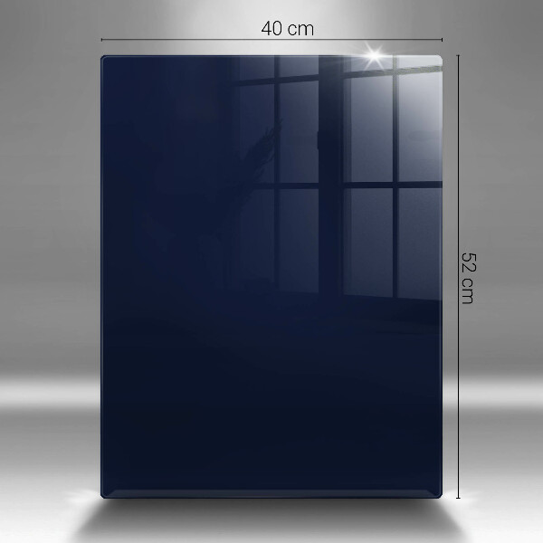 Steklena podloga za rezanje mornarsko modra