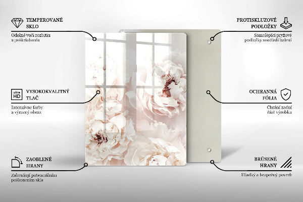 Steklena podloga za rezanje Rumena