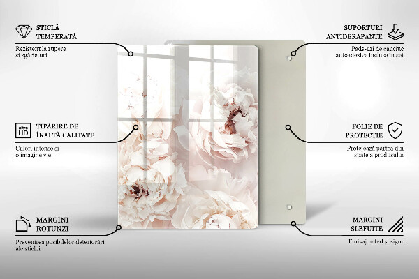 Steklena podloga za rezanje Rumena