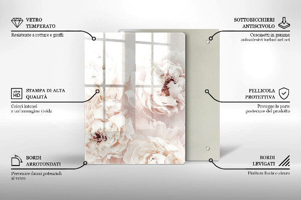 Steklena podloga za rezanje Rumena