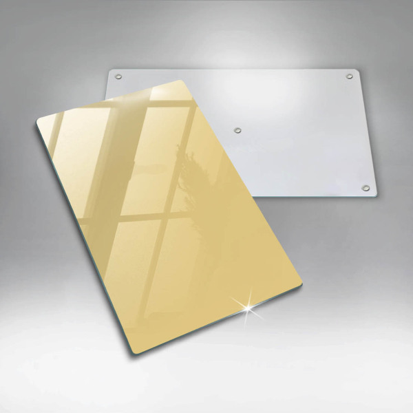 Steklena podloga za rezanje Rumena