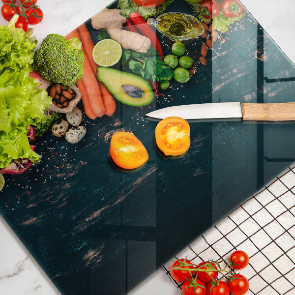 Steklena podloga za rezanje Sadje in zelenjava