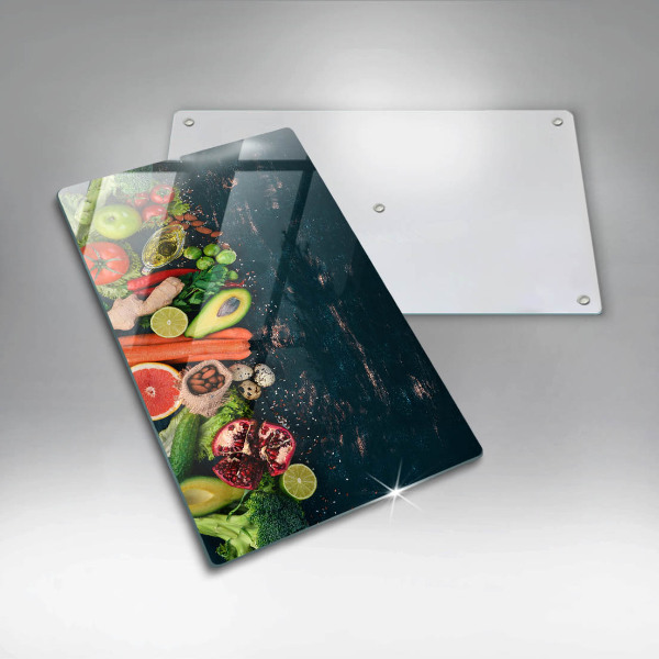 Steklena podloga za rezanje Sadje in zelenjava