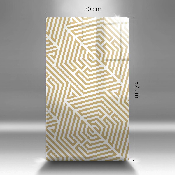 Steklena podloga za rezanje Geometrijske črte