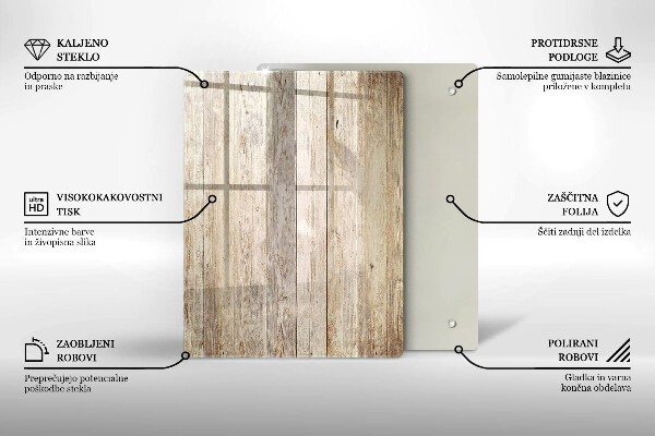 Steklena podloga za rezanje Abstrakcija modrega zlata