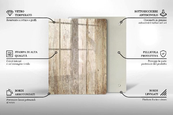 Steklena podloga za rezanje Abstrakcija modrega zlata