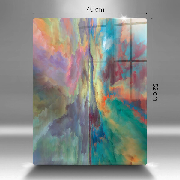 Steklena podloga za rezanje Pisano nebo