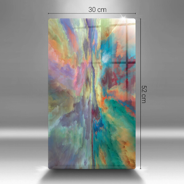 Steklena podloga za rezanje Pisano nebo