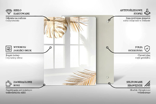 Steklena podloga za rezanje Lahka kamenina