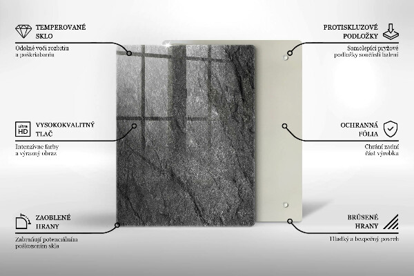 Steklena podloga za rezanje Valovi morske vode