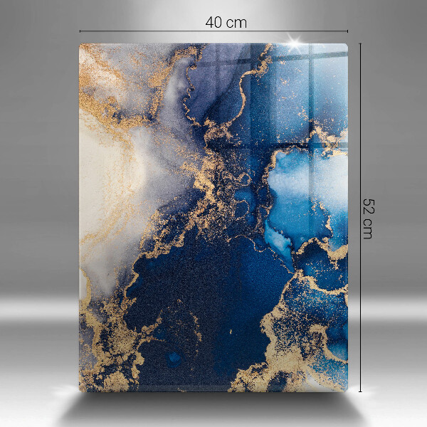 Steklena podloga za rezanje Elegantno ozadje in zlato