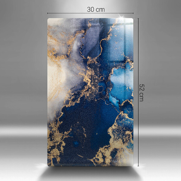 Steklena podloga za rezanje Elegantno ozadje in zlato