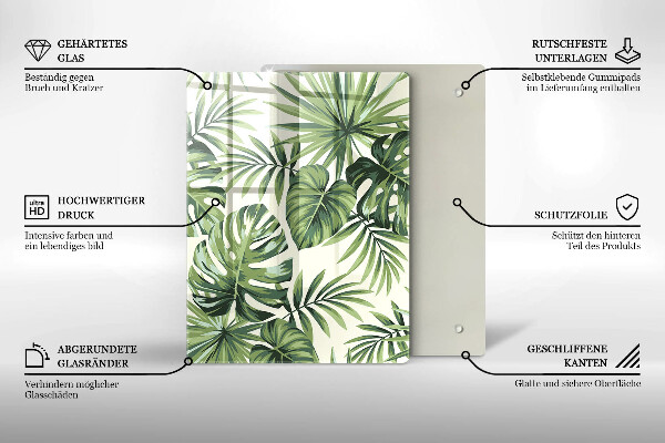 Steklena podloga za rezanje Zimski okraski