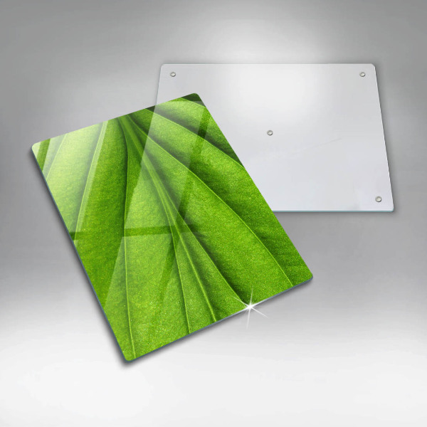 Steklena podloga za rezanje Naravni žilni list