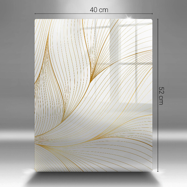 Steklena podloga za rezanje Vzorec modernih linij