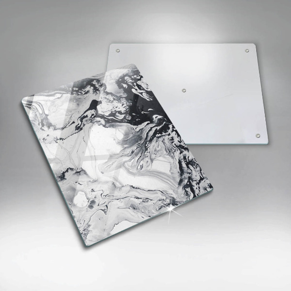 Steklena podloga za rezanje Abstrakcija črnila