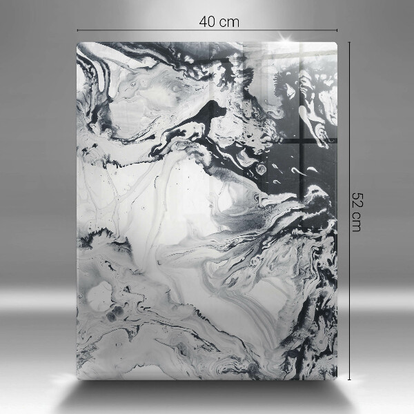 Steklena podloga za rezanje Abstrakcija črnila