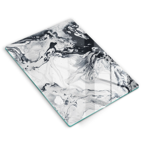 Steklena podloga za rezanje Abstrakcija črnila