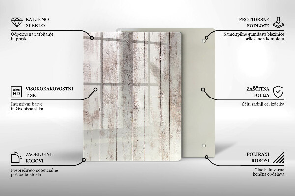 Steklena podloga za rezanje Abstrakcija črnila