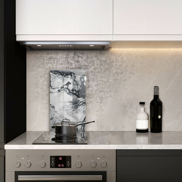 Steklena podloga za rezanje Abstrakcija črnila