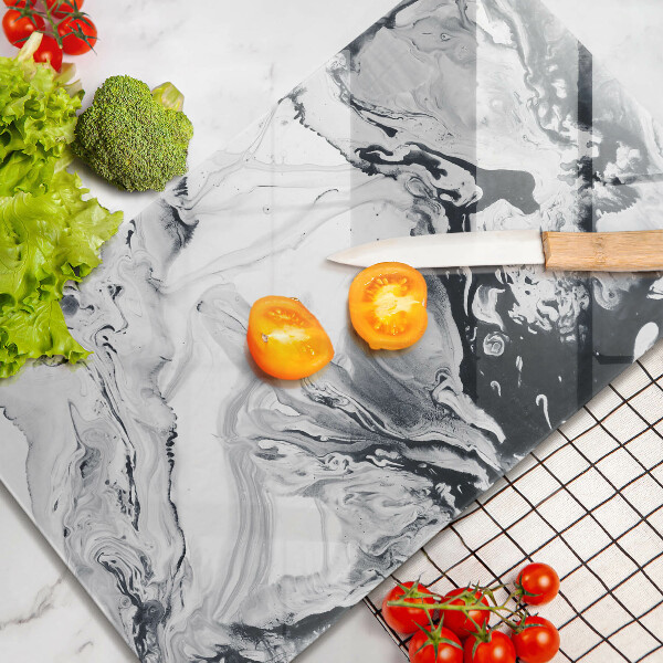 Steklena podloga za rezanje Abstrakcija črnila