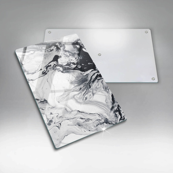 Steklena podloga za rezanje Abstrakcija črnila