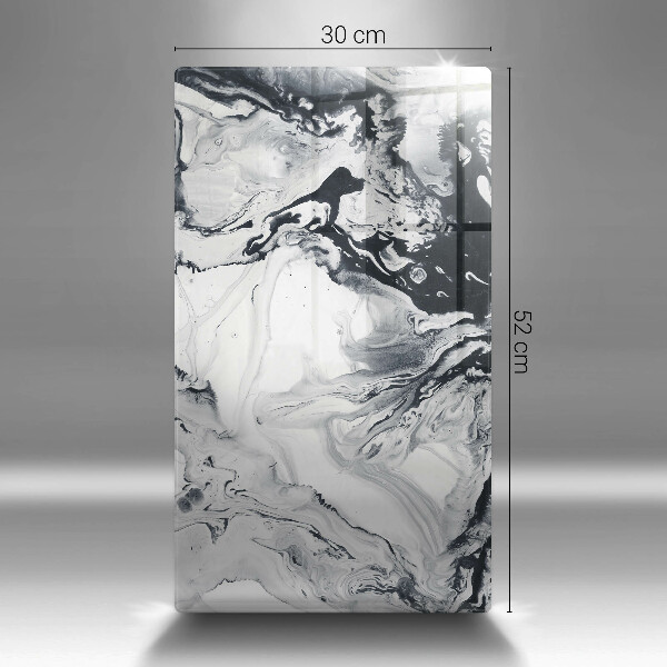 Steklena podloga za rezanje Abstrakcija črnila