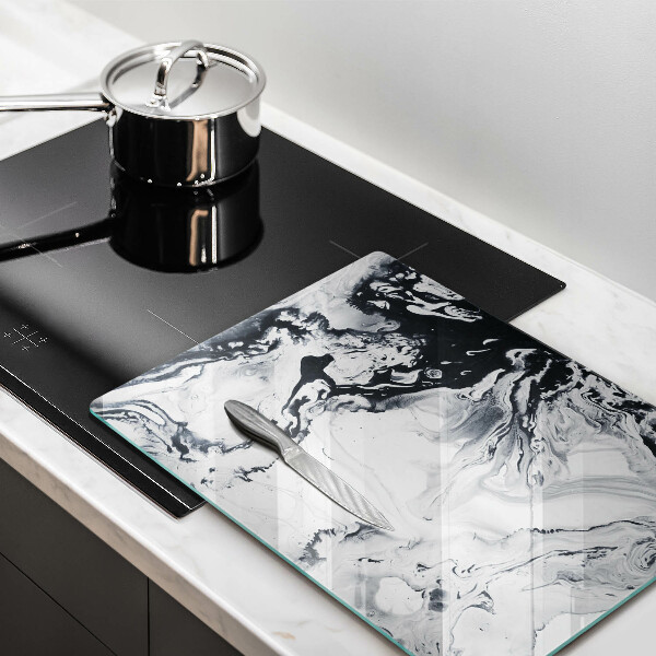 Steklena podloga za rezanje Abstrakcija črnila