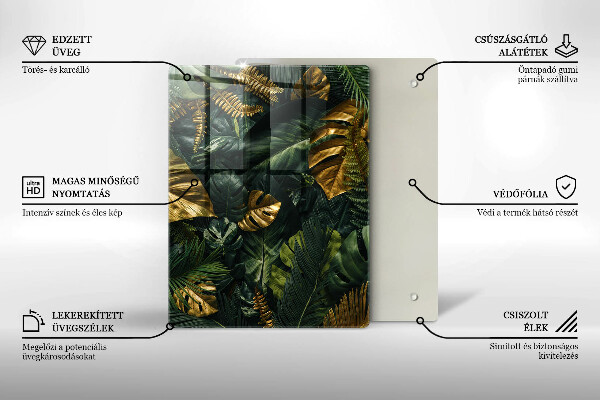 Steklena podloga za rezanje Abstrakcija tekočine