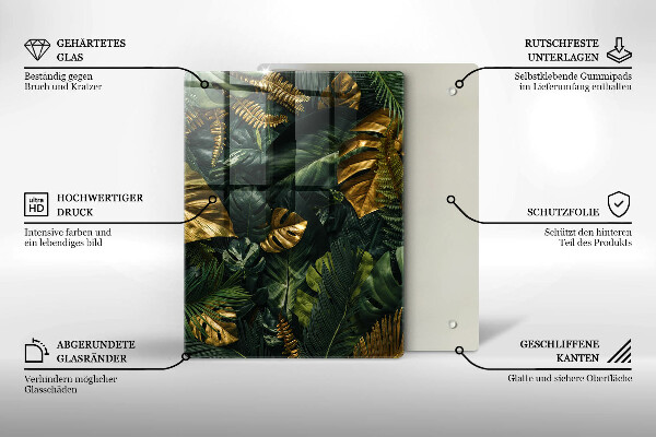 Steklena podloga za rezanje Abstrakcija tekočine