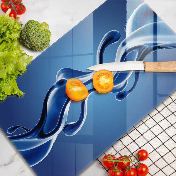 Steklena podloga za rezanje Abstrakcija tekočine