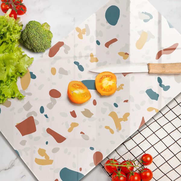 Steklena podloga za rezanje Dekorativna kamenina