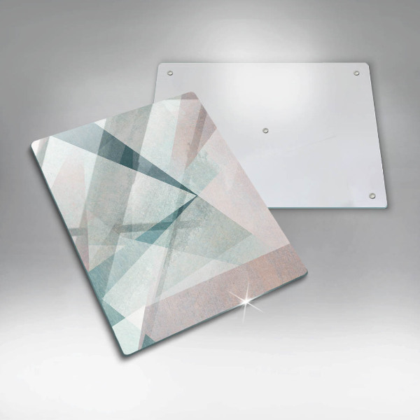 Steklena podloga za rezanje Ostra abstrakcija