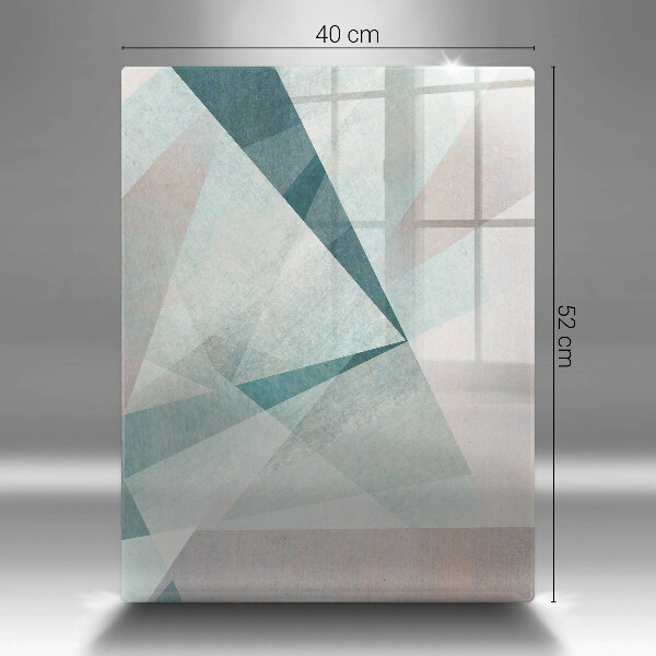 Steklena podloga za rezanje Ostra abstrakcija