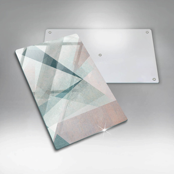 Steklena podloga za rezanje Ostra abstrakcija