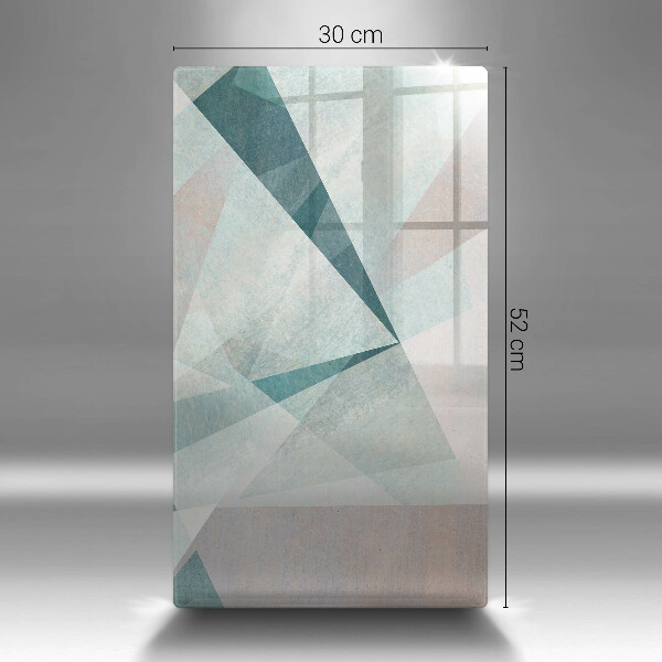 Steklena podloga za rezanje Ostra abstrakcija